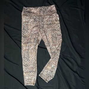 Fabletics Oasis High-Waisted PowerHold Speckled Neutral Yoga Leggings